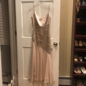 Evening gown champagne 4 petite